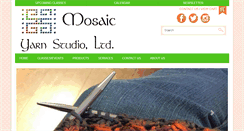 Desktop Screenshot of mosaicyarnstudio.com